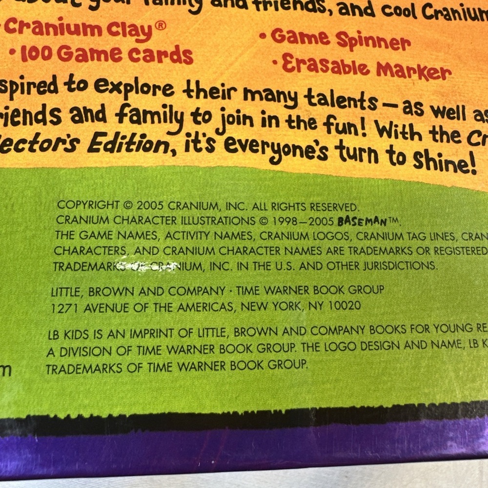 Cranium Big Book of Outrageous Fun Collector's Edition Baseman Game Activity Bk - Picture 10 of 13